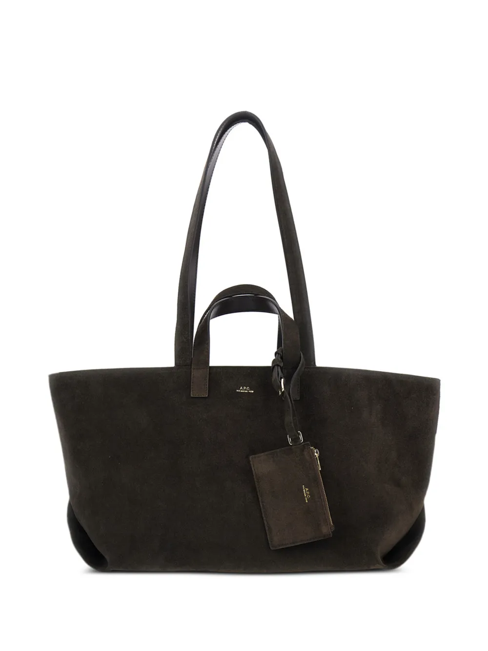 

Большая сумка-тоут Le Drummer с застежкой-молнией A.P.C., коричневый