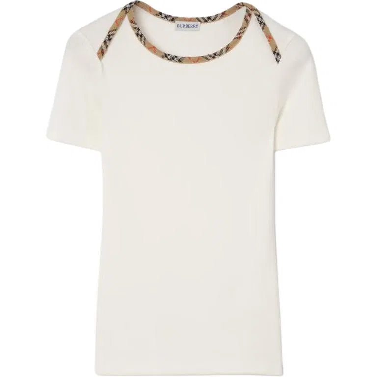 Футболка Burberry Regular T Shirt, женская, белый