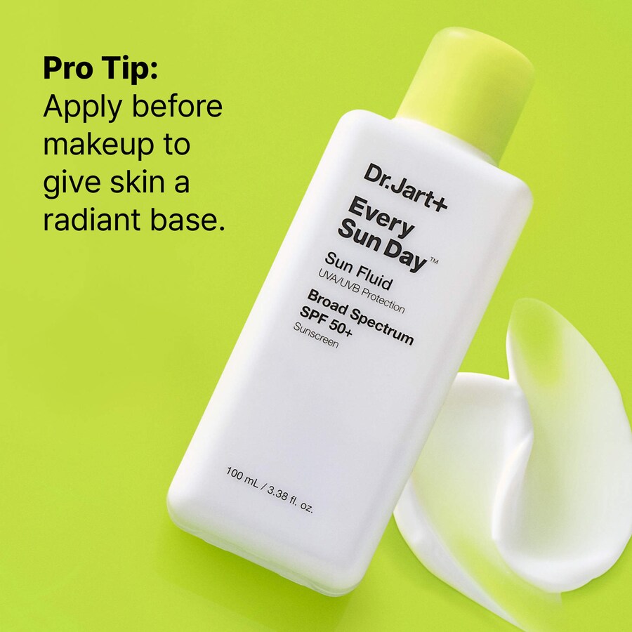Солнцезащитный крем Every Sun Day Fluid Korean Sunscreen SPF 50+ Dr. Jart+, 3.38 oz /100 mL — фото 4