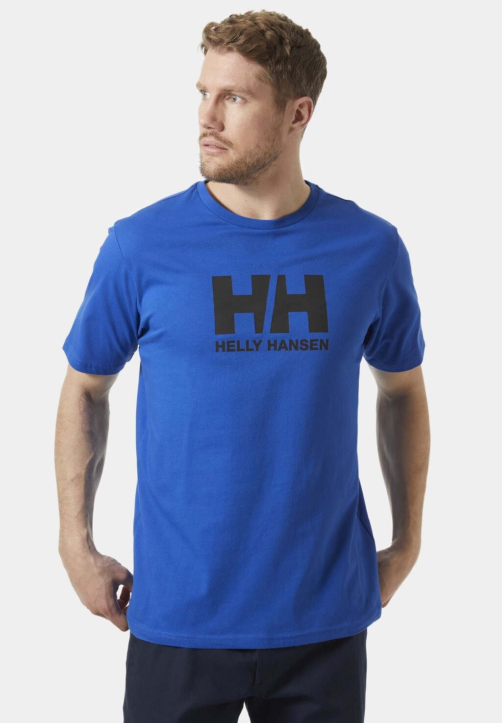

Футболка с принтом LOGO Helly Hansen, цвет royal blue dark blue