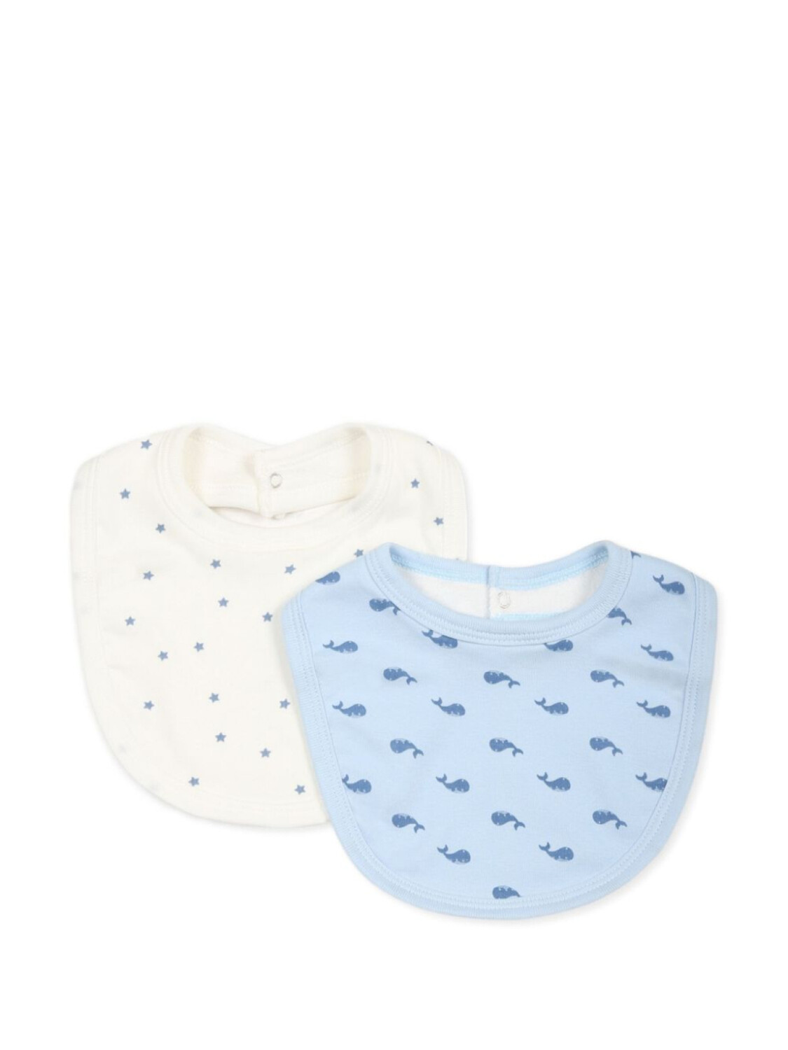 

Petit Bateau комплект из двух нагрудников, белый