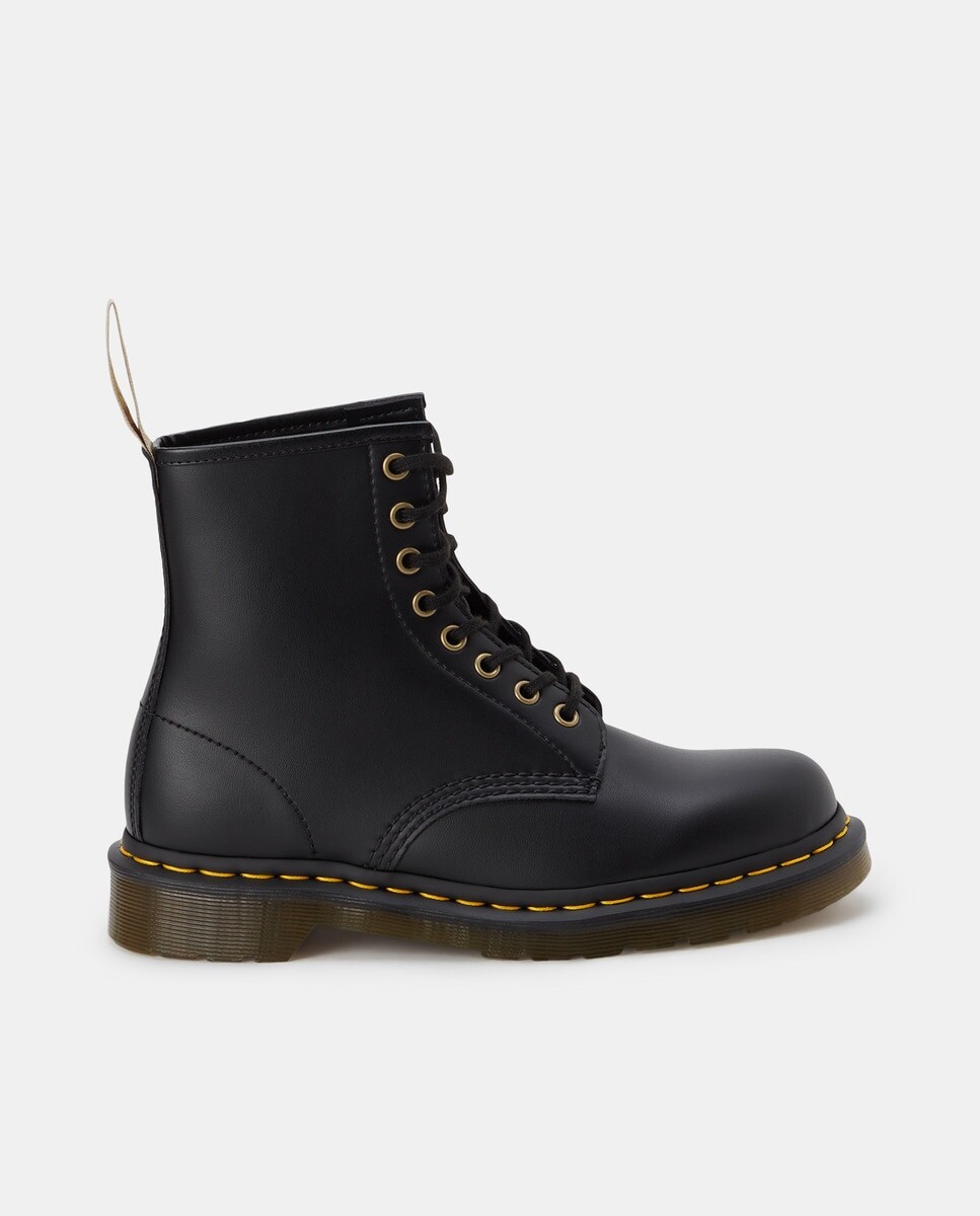 

Черные женские ботинки из веганской кожи Dr. Martens, черный
