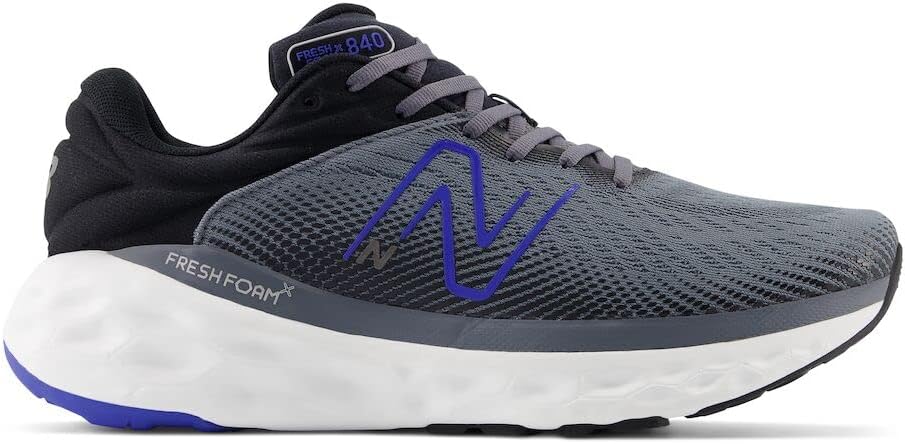 Мужские кроссовки для бега New Balance Fresh Foam X 840 V1, черный/синий — фото 3