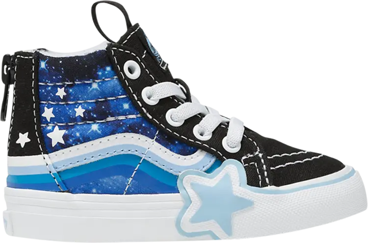 

Кроссовки Sk8-Hi Zip Toddler 'Glow Galaxy Black', черный