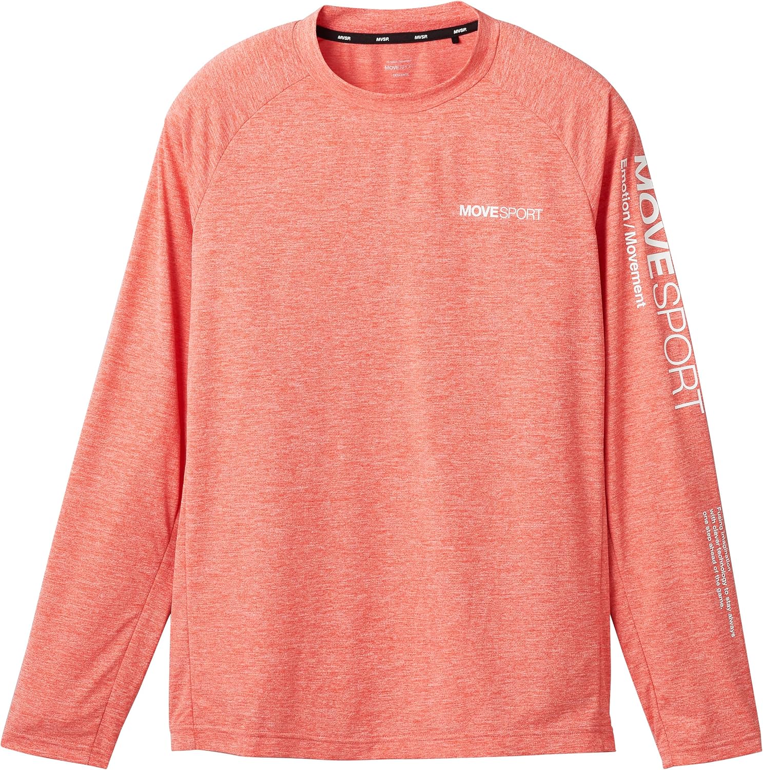 

Футболка с длинным рукавом MOVESPORT (Move Sports), футболка DESCENTE TOUGH с длинным рукавом, легкая, эластичная, защита от УФ-излучения (UPF 50+), унисекс, для тренировок и бега, красный