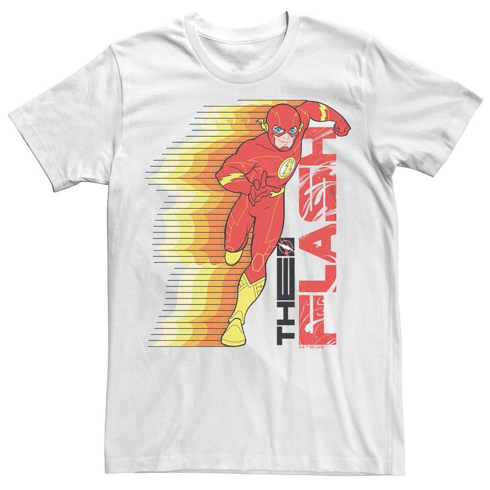 

Футболка Big & Tall DC Comics The Flash с движущимся графическим рисунком Licensed Character, белый
