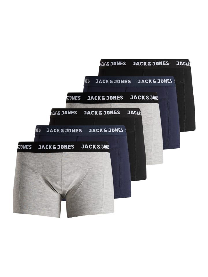 

Трусы Jack & Jones, цвет dunkelblau/schwarz/grau