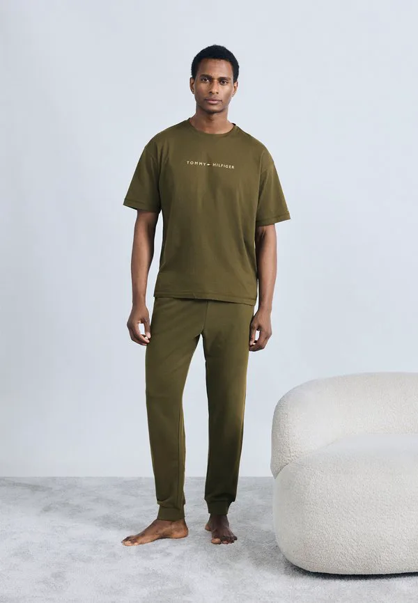 Оригинальные спортивные штаны с манжетами. Tommy Hilfiger, Army Green — фото 2