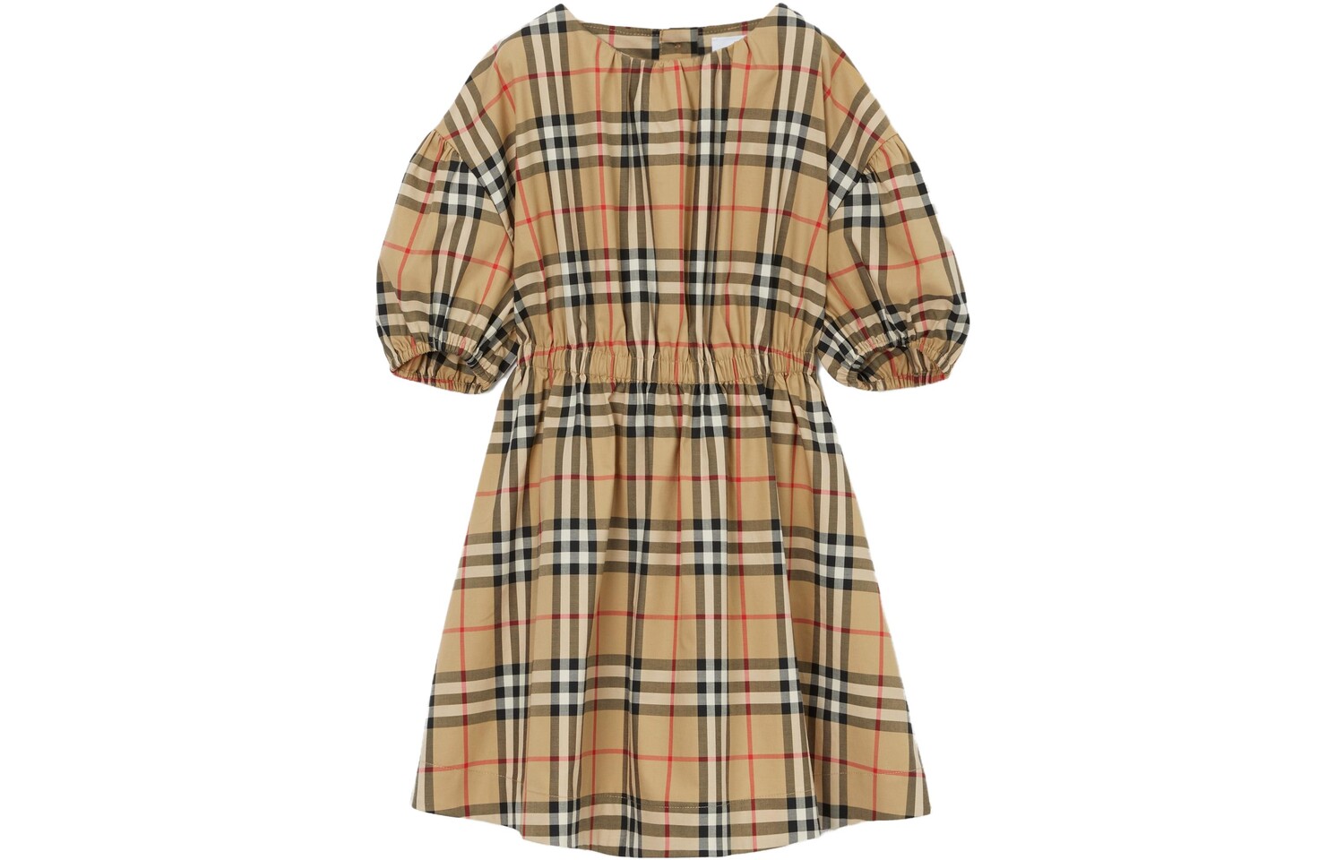 

Детское платье Burberry Kids, цвет Brown
