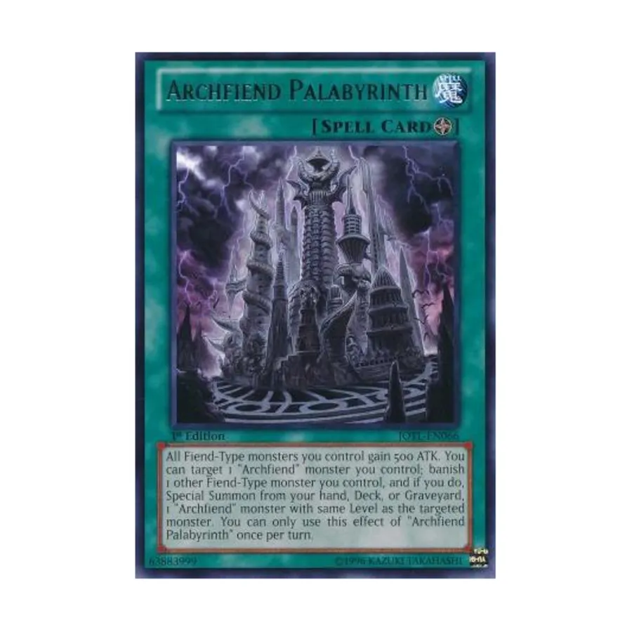 

CCG Архидемон Палабиринт (Редкий), Yu-Gi-Oh - Judgment of the Light - Singles