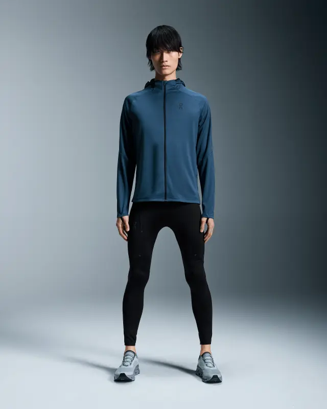 

Толстовка с капюшоном Climate Zip On-Running, синий