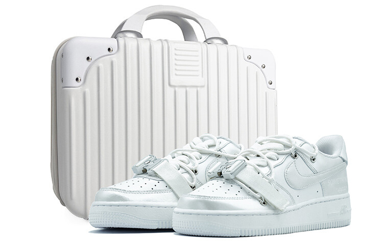 

Кроссовки Nike Air Force 1 Skateboard Shoes Women's Low-Top White Silver