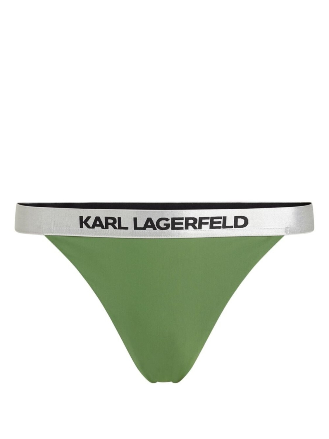 

Karl Lagerfeld плавки бикини с логотипом, зеленый