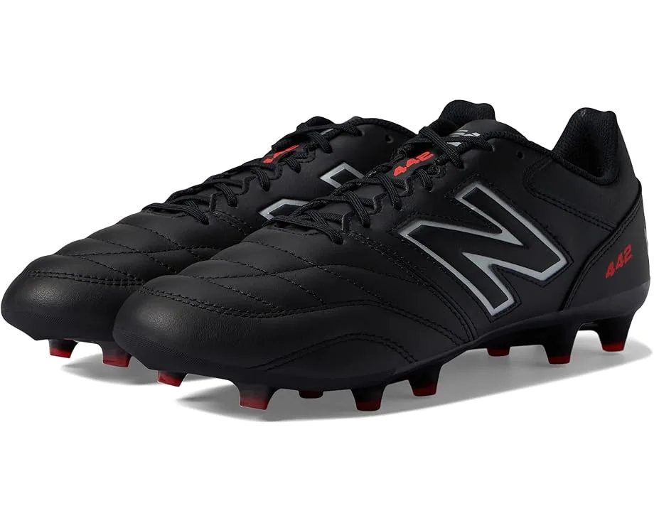 Кроссовки New Balance 442 V2 Team FG Soccer Cleats, Black/White