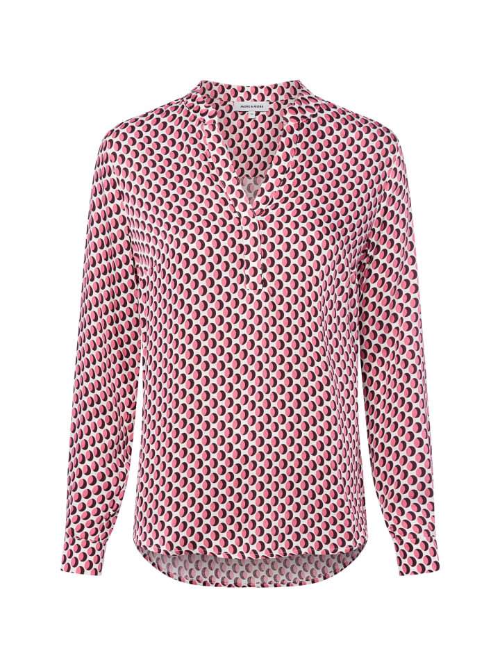 

Блузка-рубашка розового и белого цвета More & More
