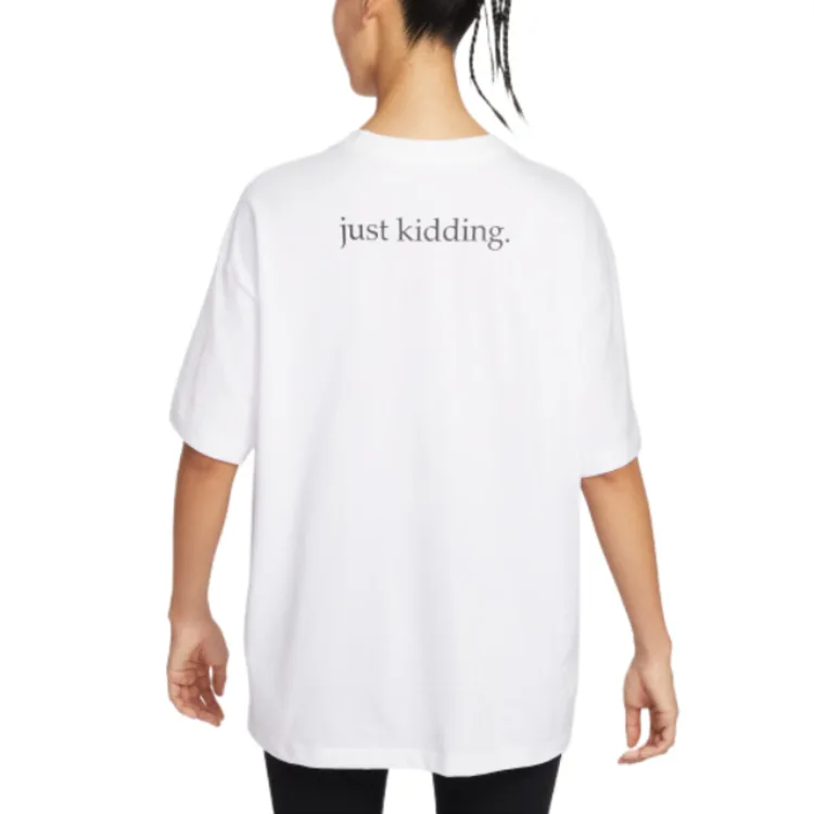 Футболка Dri Fit Regular женская Nike, белый/черный — фото 3