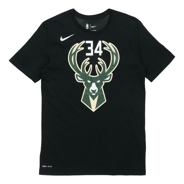 

Футболка Nike Milwaukee Bucks NBA TEE Giannis Antetokounmpo Men Black, черный