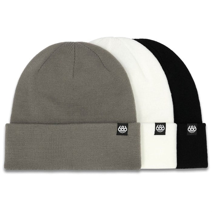 

Стандартная упаковка из 3-х шапок-бини 686, Assorted