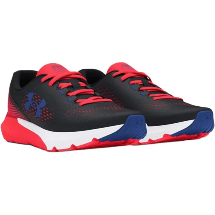 Under Armour Детские кроссовки Rogue 4 Abrasion Resistant низкие для бега черно-красные — фото 4