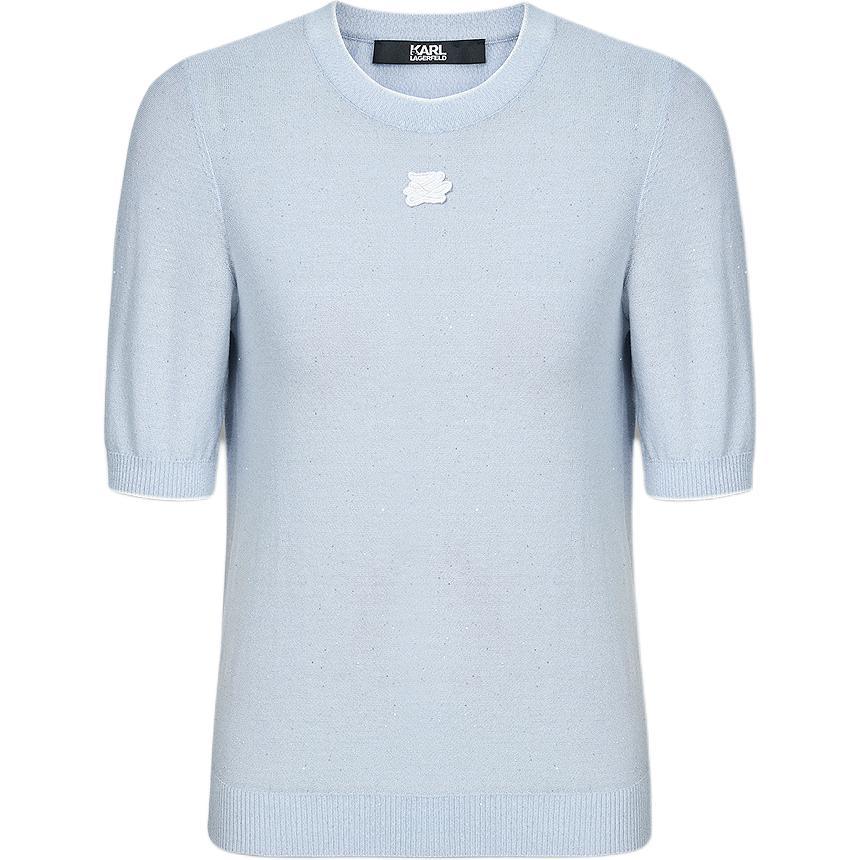 

Топ KARL LAGERFELD FW25 для женщин KARL LAGERFELD / Karl Lagerfeld Jeans, синий