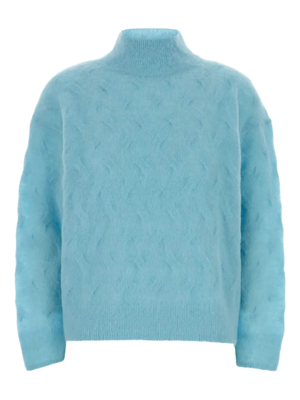 

Свитер с манжетами в рубчик Calvin Klein, синий