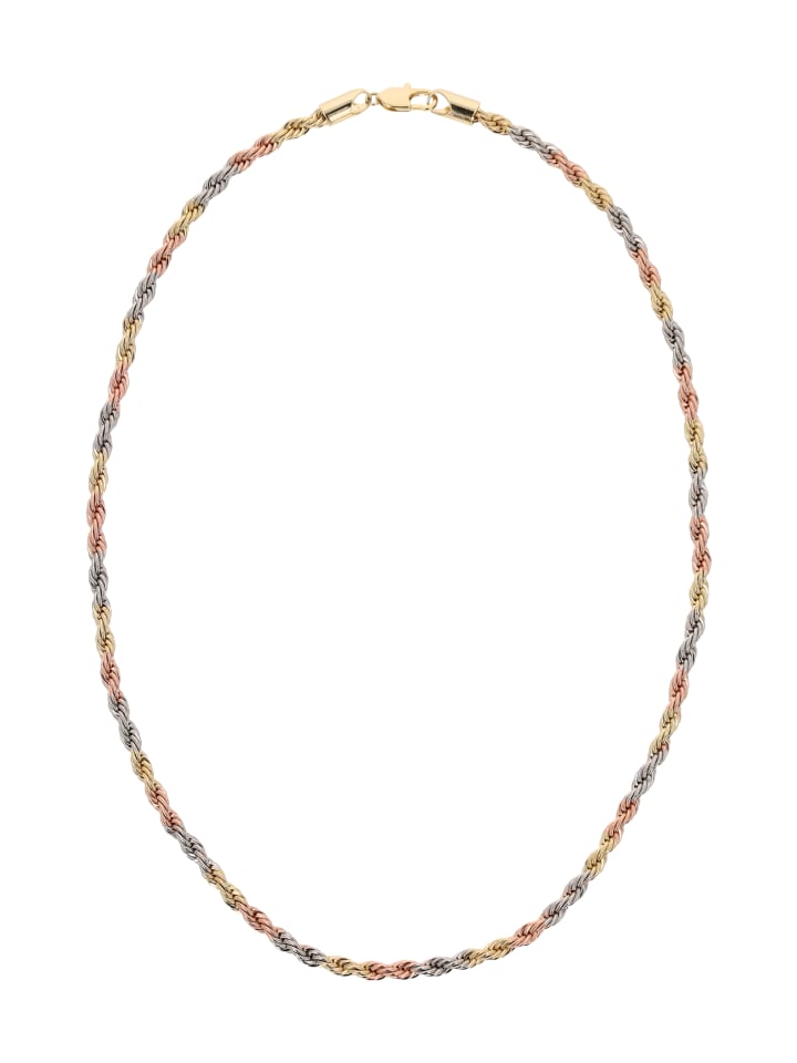 

Faina Женская цепочка-колье из золота, розового серебра