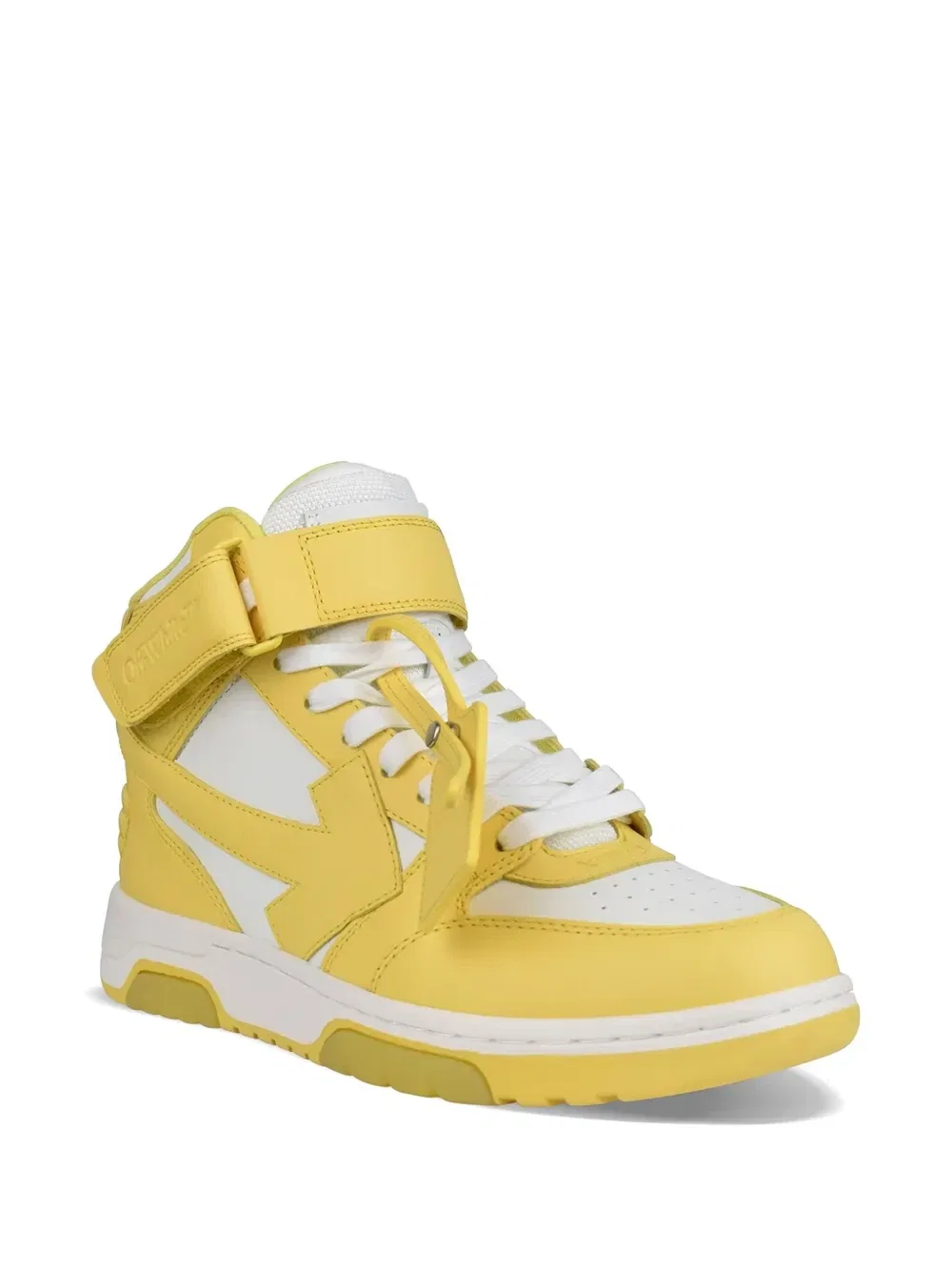 Кроссовки Out Of Office Mid Top Off-White, желтый — фото 2