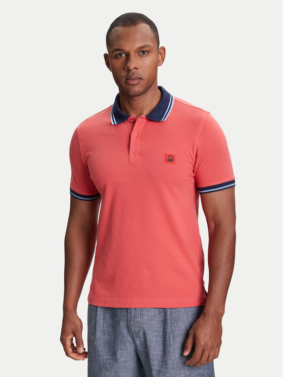 

Рубашка поло стандартный крой 3F9HU302E United Colors Of Benetton, красный