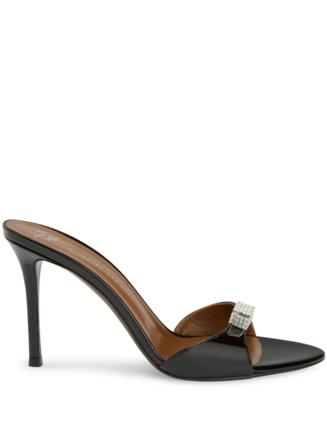 

95-мм мюли Serafie Giuseppe Zanotti, черный