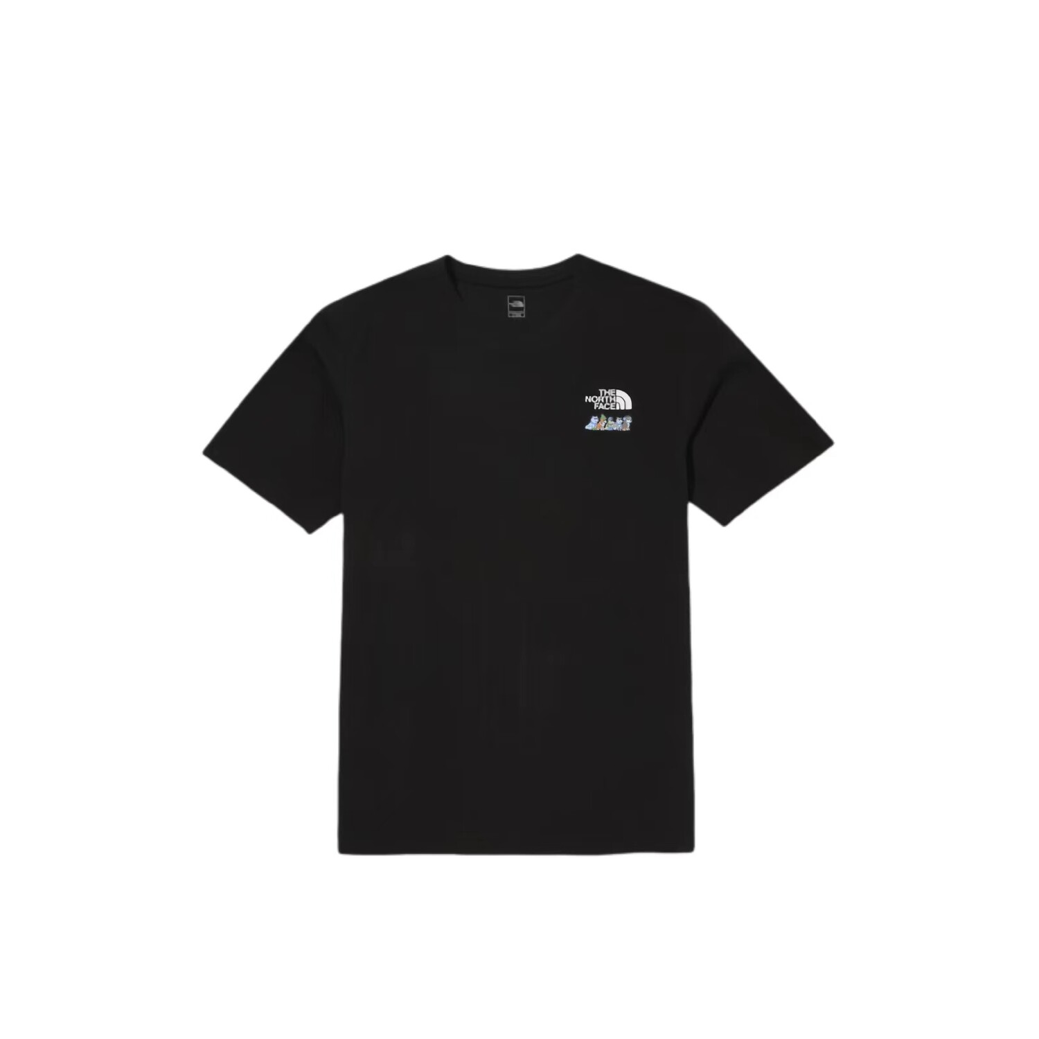 

Футболка унисекс черная The North Face, черный