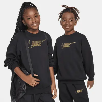 

Толстовка Nike Sportswear Club Fleece, цвет Black/Metallic Gold