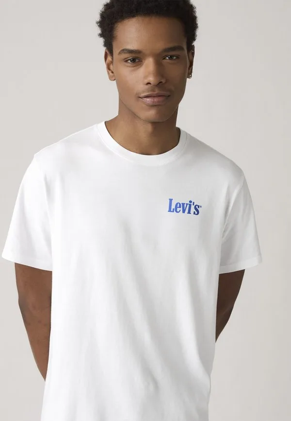 Футболка свободного кроя с принтом Levi'S, Coastal Creative Poolside Srt White Plus — фото 3