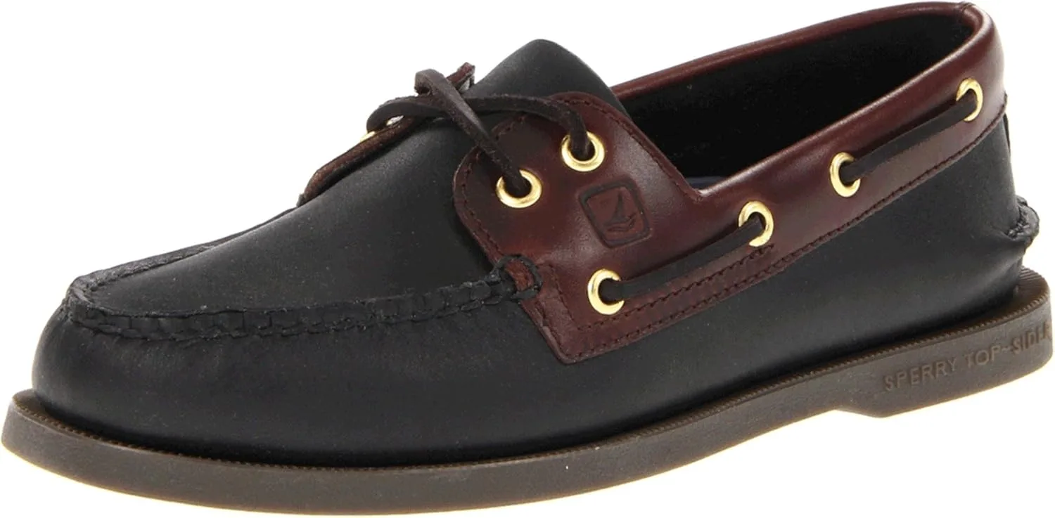 Мужские лоферы Sperry Authentic Original, черные (Black)