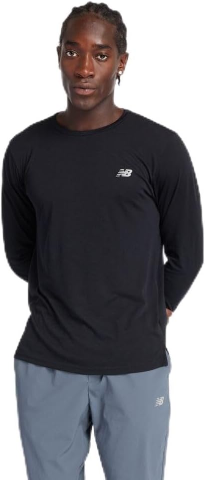 

Легкая мужская майка New Balance с длинным рукавом, Black