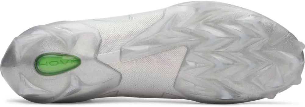 Футбольные бутсы Under Armour Blur Pro для мужчин, белый/металлик серебристый/серый — фото 3