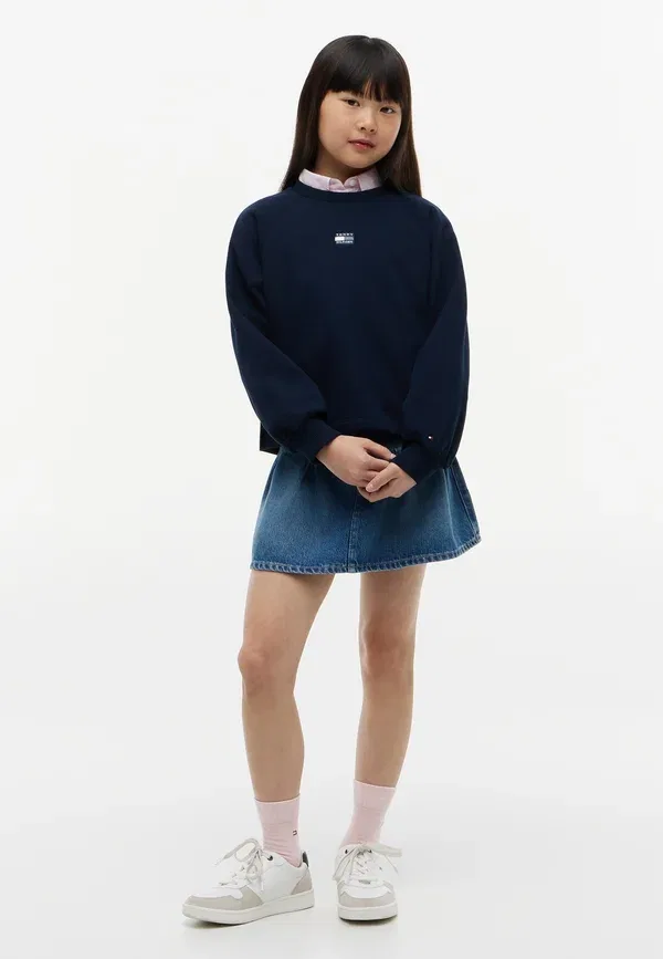 Толстовка Tommy Hilfiger Tonal flag sweatshirt, темно-синий — фото 2