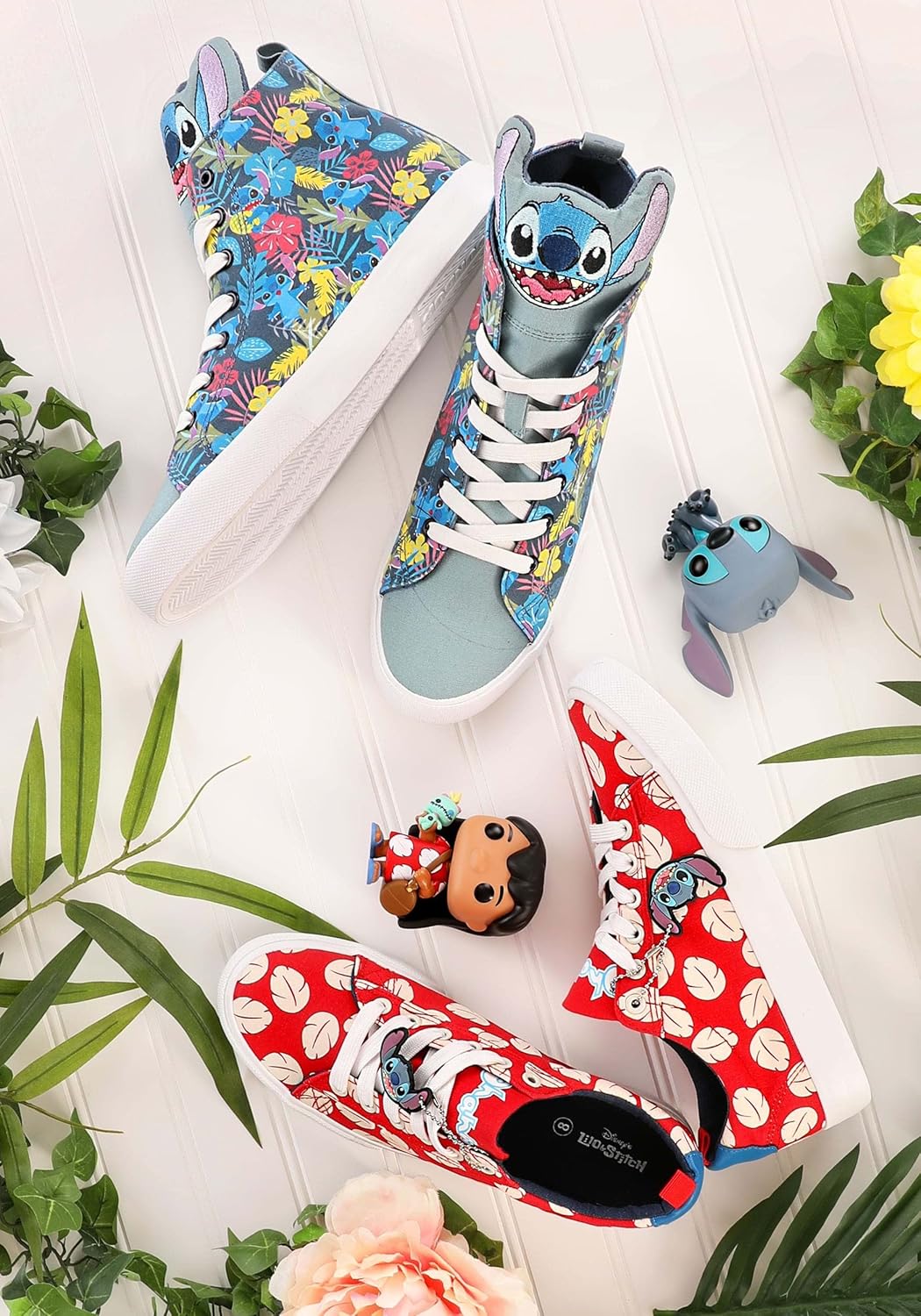 Детские кеды Disney Lilo Stitch красного цвета унисекс Ground Up — фото 4