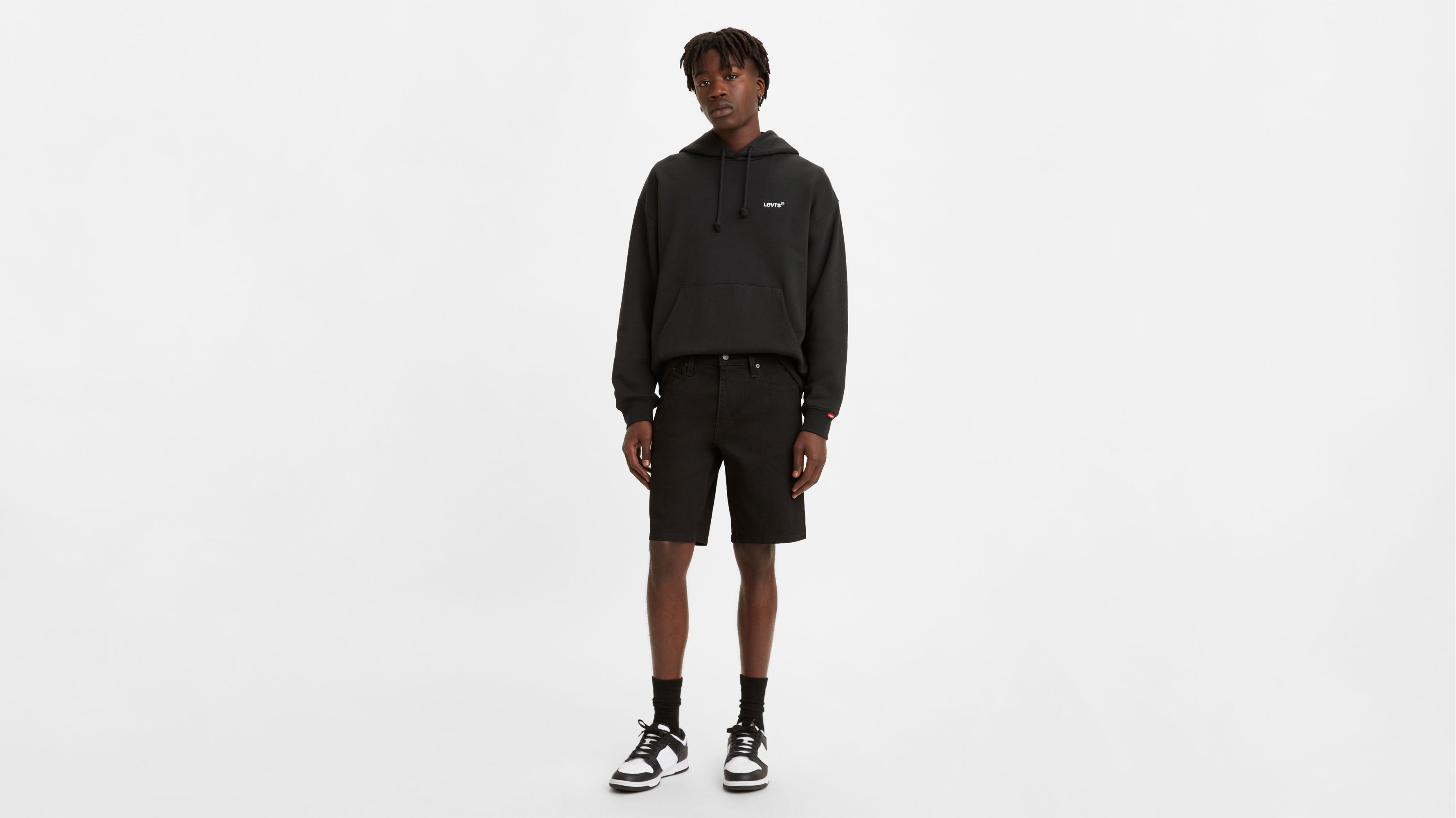 

405 Стандартные мужские шорты 10" Levi's, цвет KS Black - Stretch