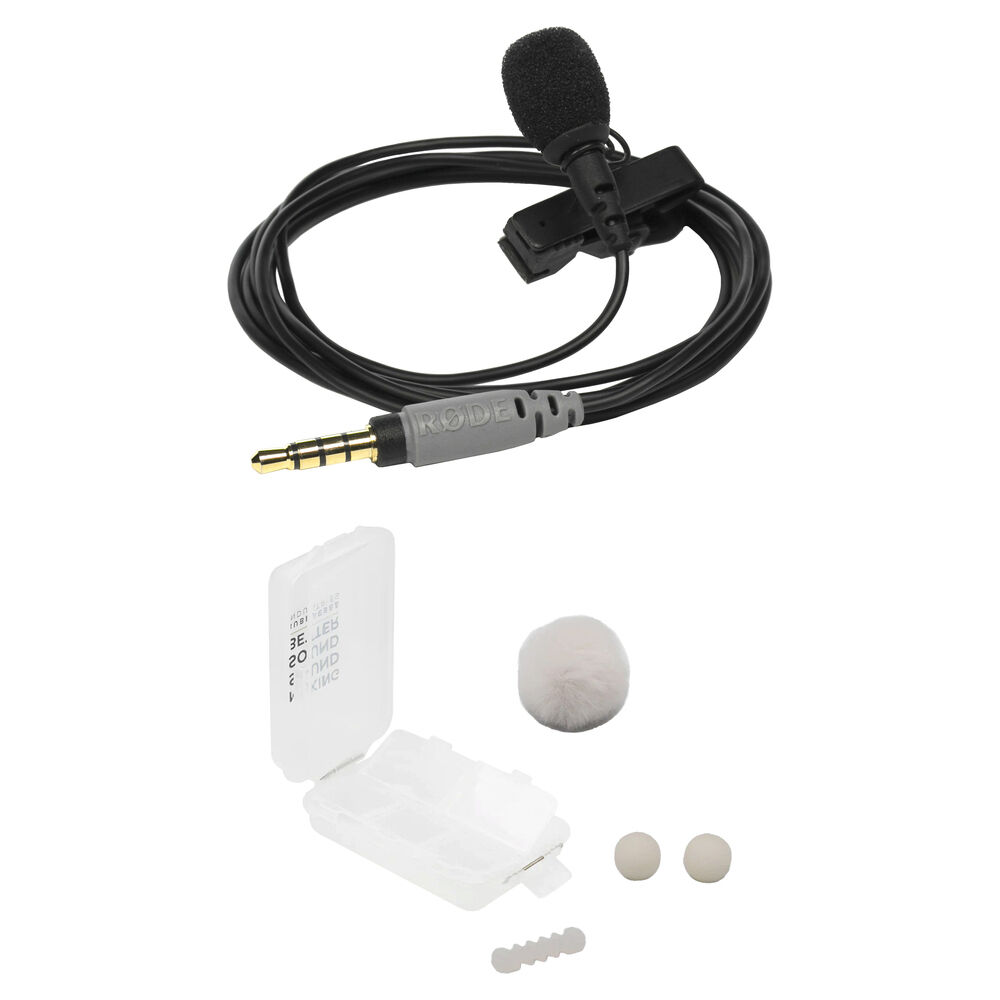 

Конденсаторный петличный микрофон RODE SmartLav+ с комплектом для использования на открытом воздухе для смартфонов (белый)