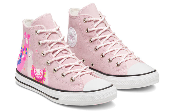 Кроссовки chuck taylor all star high 'playful llama' Converse, розовый — фото 3