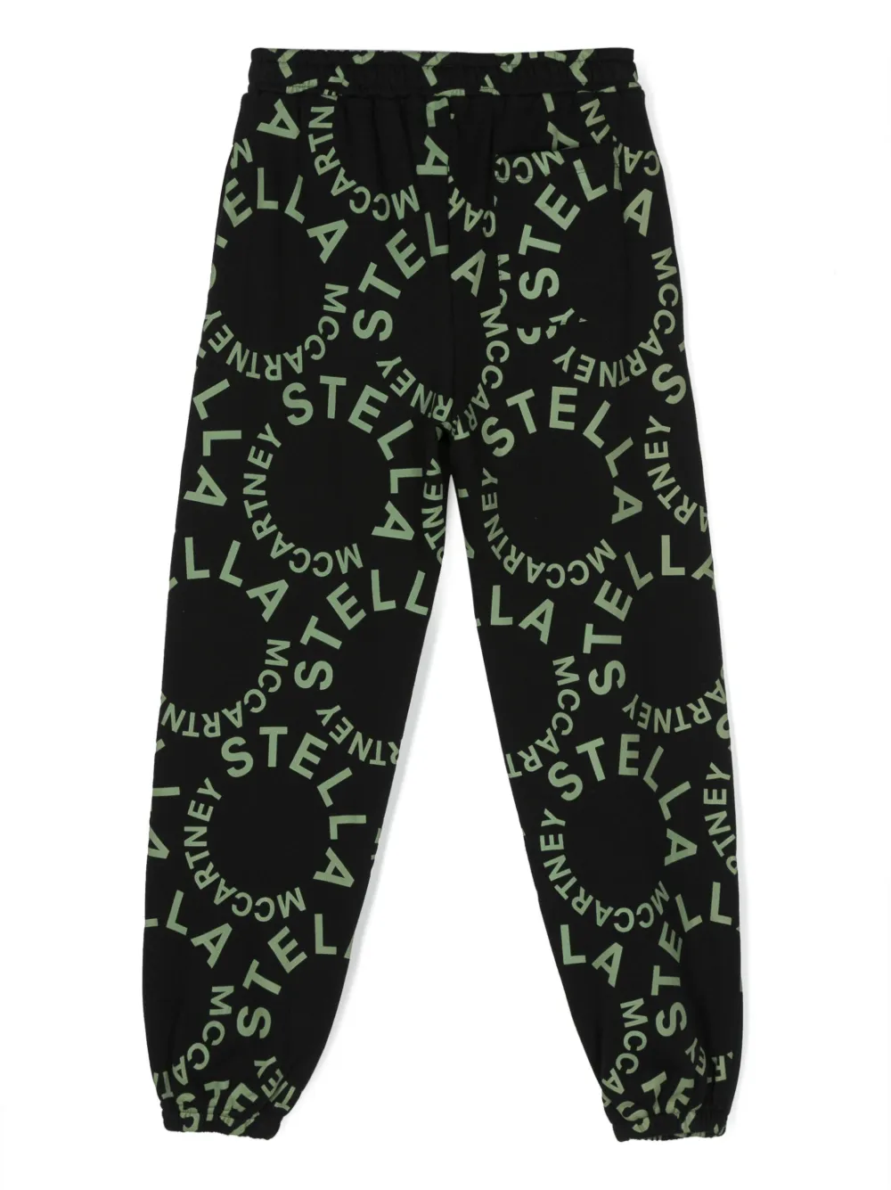 Спортивные брюки с логотипом Stella McCartney Kids, черный — фото 2