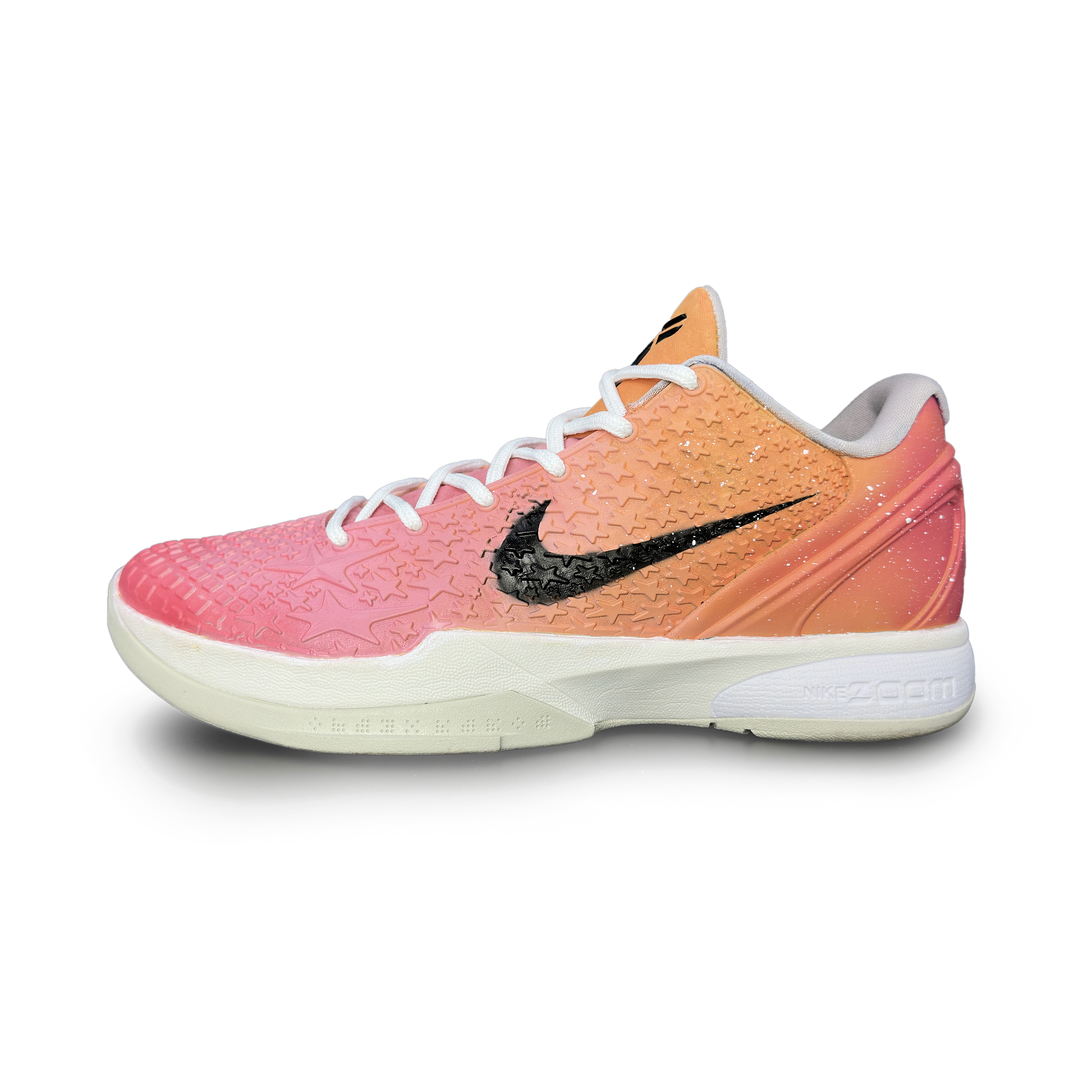 

Nike Баскетбольные кроссовки Zoom Kobe 6 Low Top мужские розово-оранжевые