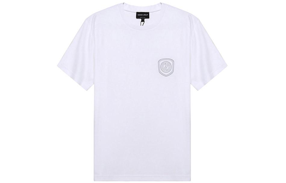 

Футболка мужская белая GIORGIO ARMANI