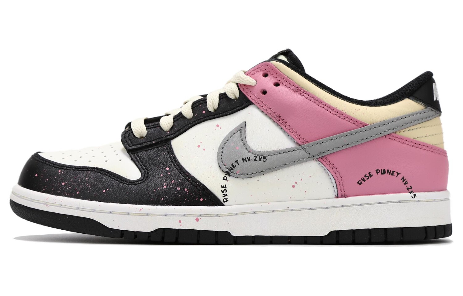 

Кроссовки Nike Dunk Skateboarding Shoes Women's Low-top Black/pink, розовый