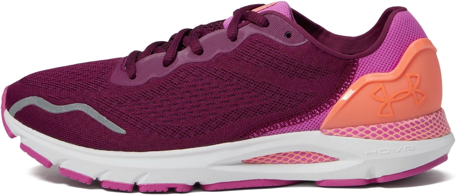 Кроссовки Under Armour HOVR Sonic 6, цвет Purple Gemini/Vivid Magenta/Flare Orange — фото 4