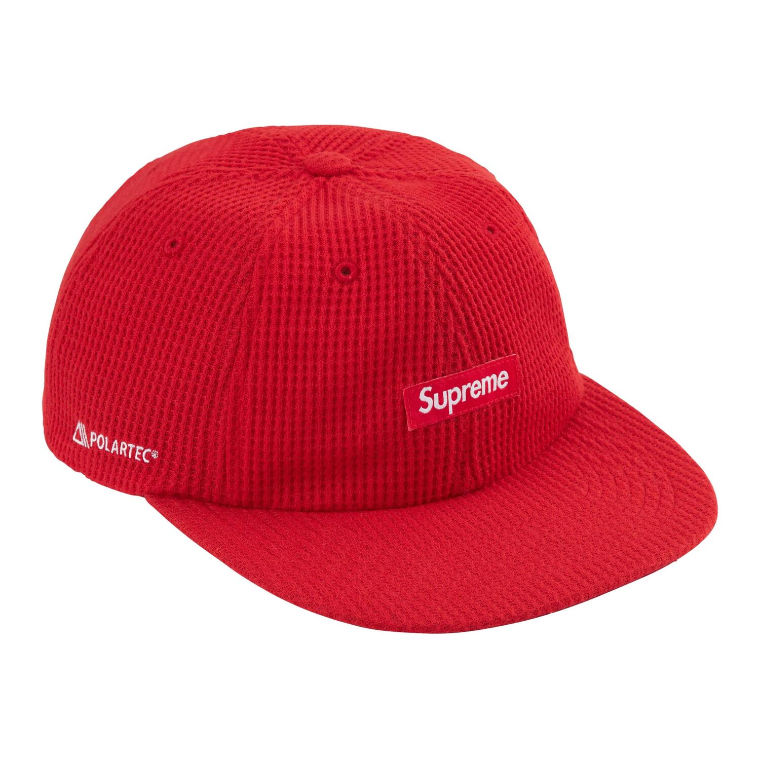 

Polartec Waffle Small Box 6 Panel Supreme, red