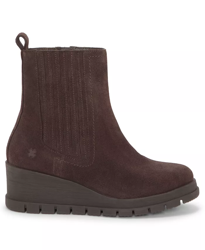 Женские ботильоны Sondruh Gore Wedge Lucky Brand, коричневый — фото 2