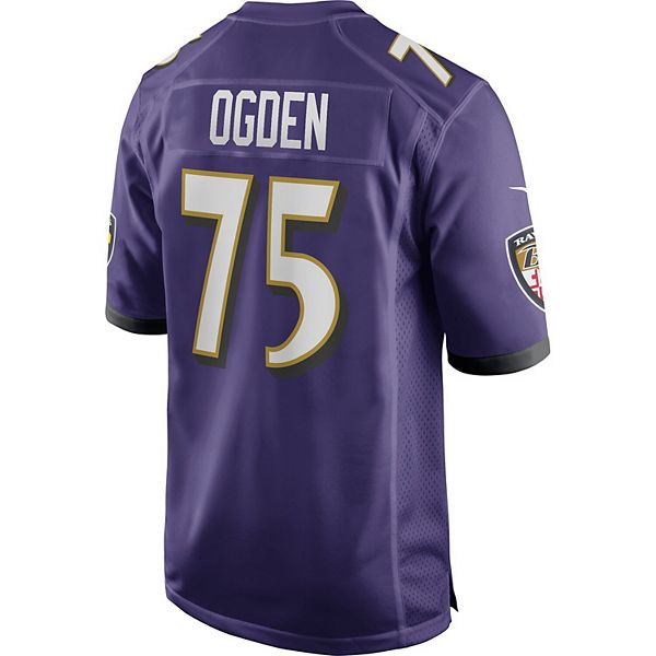 Мужская футболка Baltimore Ravens игрока Jonathan Ogden в фиолетовом цвете Nike — фото 4