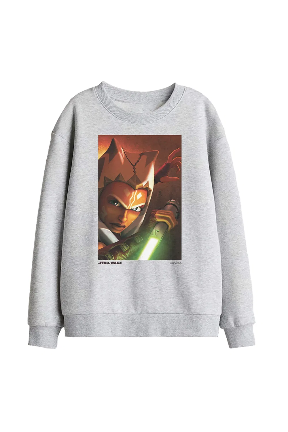 Детский свитшот Ahsoka Tano Star Wars, светло-серый