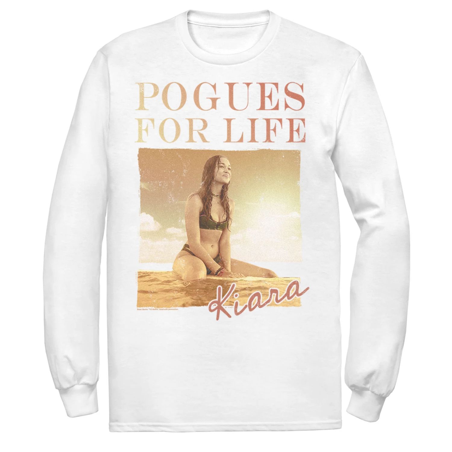 

Мужская футболка Outer Banks Pogues For Life с плакатом Licensed Character